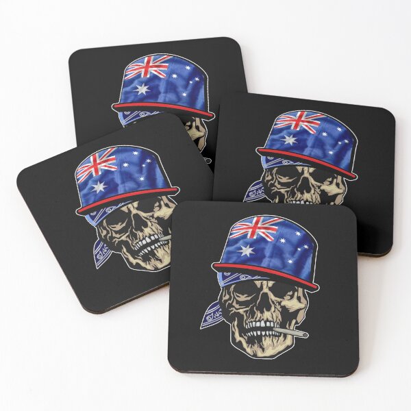 Item preview, Australian grunge scull designed and sold by urban-color.