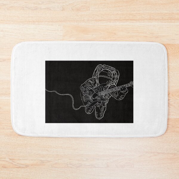Item preview, Space man with guitar v2 designed and sold by InidieTM.