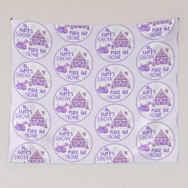 Item preview, Snow Place Like Home - Purple designed and sold by PawsitiveMum.