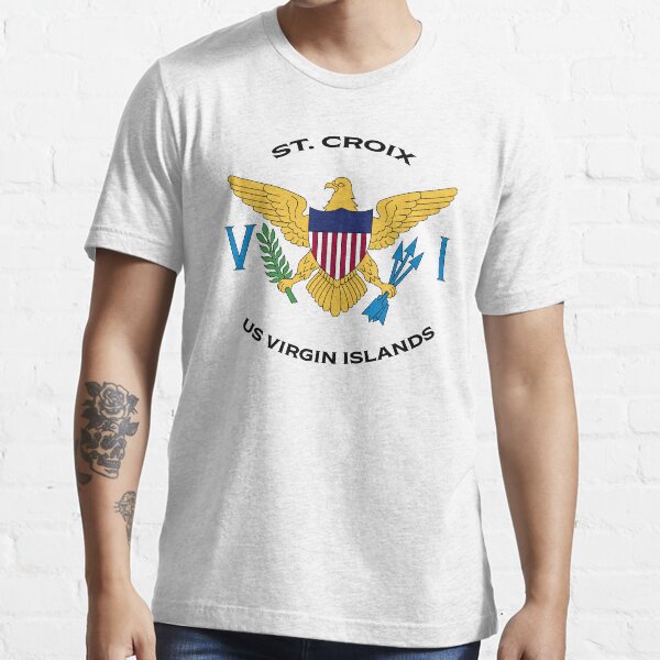 "US Virgin Islands Flag St. Croix USVI Caribbean Tropical" Tshirt for