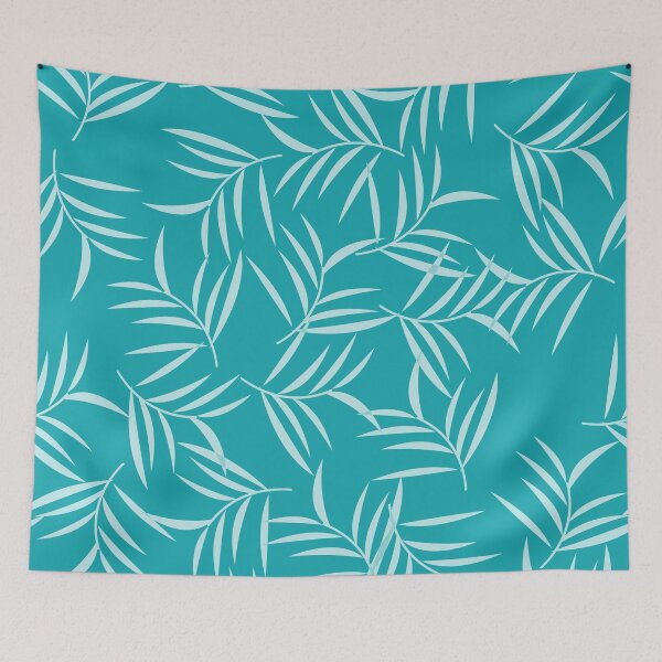 Item preview, Teal Foliage Leaf Pattern Design designed and sold by NancyMerkle.