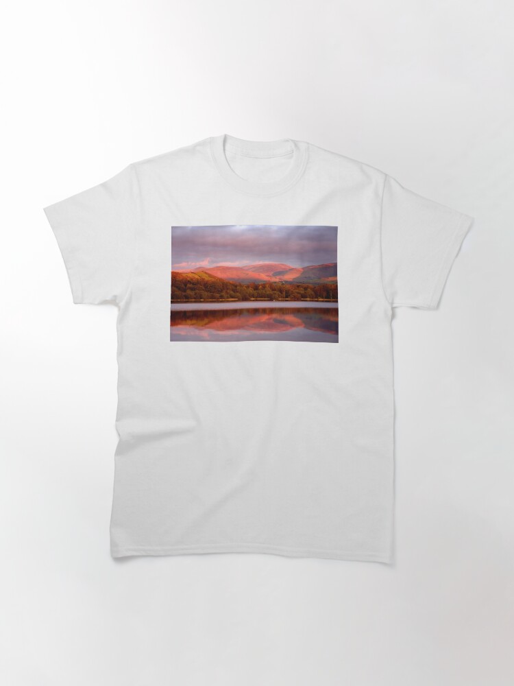 Thumbnail 3 of 7, Classic T-Shirt, Sunset in the Lake District designed and sold by McBay.