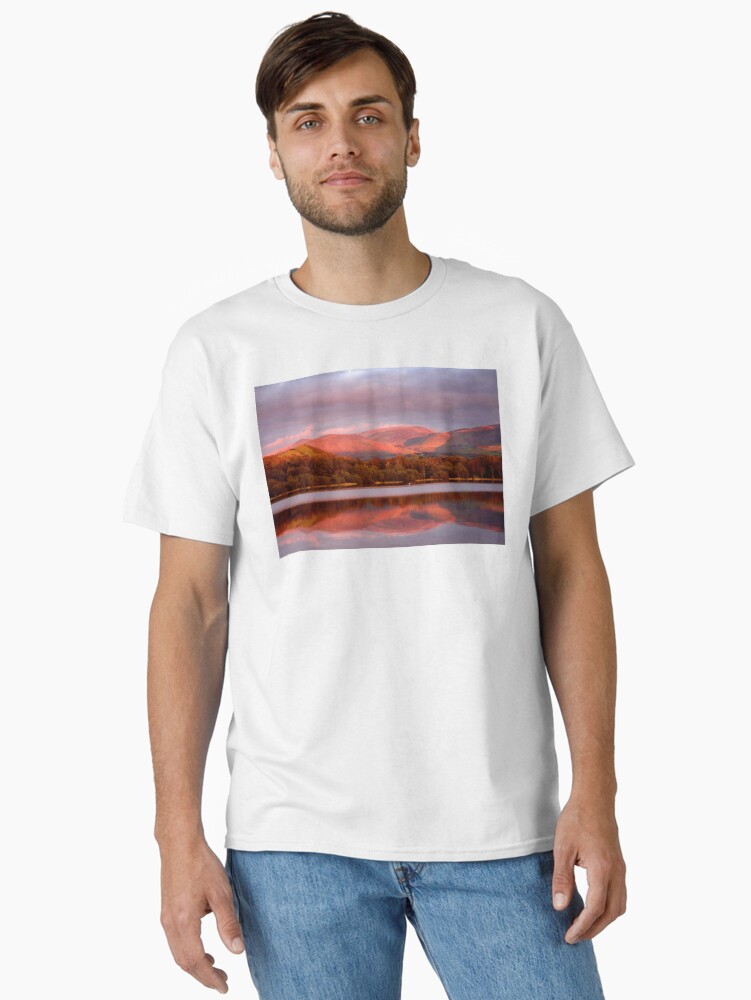 Thumbnail 1 of 7, Classic T-Shirt, Sunset in the Lake District designed and sold by McBay.