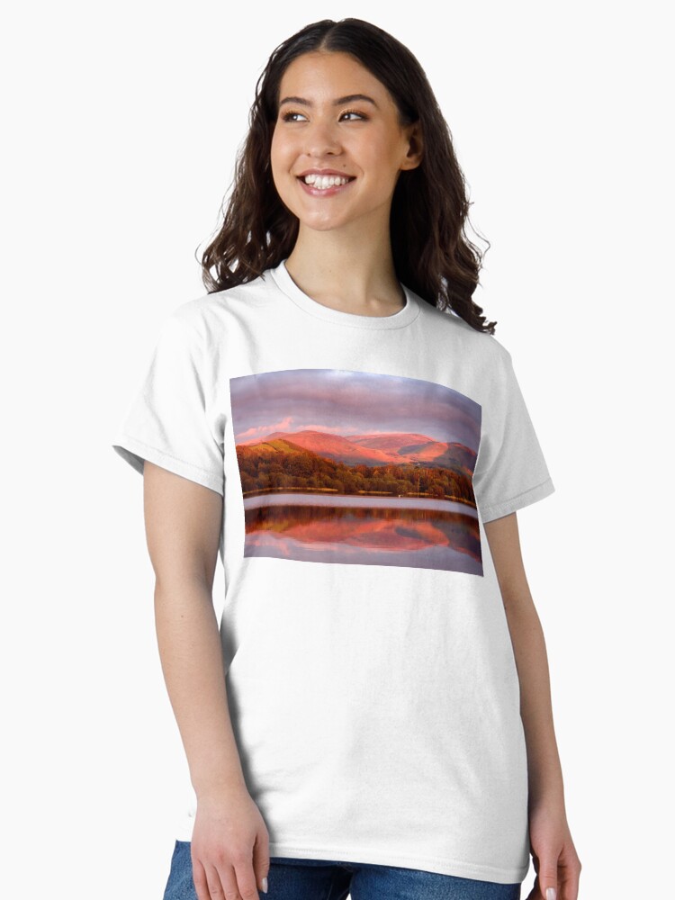 Thumbnail 2 of 7, Classic T-Shirt, Sunset in the Lake District designed and sold by McBay.