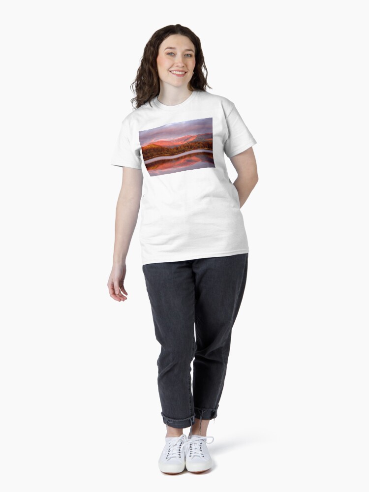 Thumbnail 4 of 7, Classic T-Shirt, Sunset in the Lake District designed and sold by McBay.
