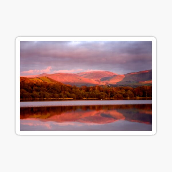 Sunset in the Lake District Sticker