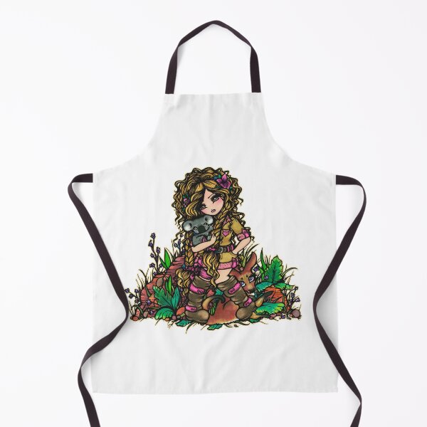 Item preview, Aussie Girl with Kangaroo and Koala Bear Australia Art by Hannah Lynn designed and sold by hannahlynnart.