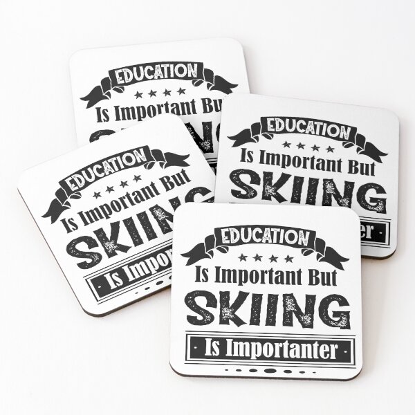 Item preview,  Education Is Important But Skiing Is Importanter designed and sold by Stella Clue.