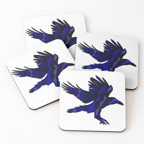 Item preview, Blue Raven Silhouette designed and sold by RockyCreekArt.