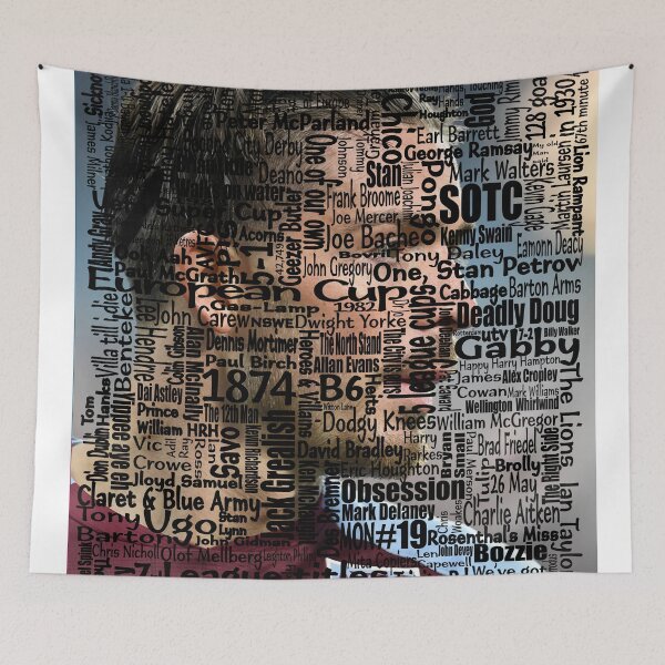 Item preview, aston villa football club word history aston villa print jack grealish avfc utv vtid wall decor designed and sold by madein1874.