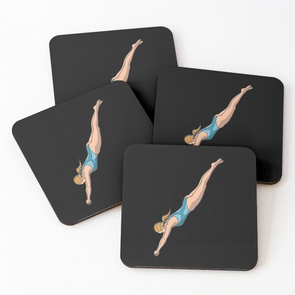 Item preview, High diving women taking a header designed and sold by Monkey Ful.