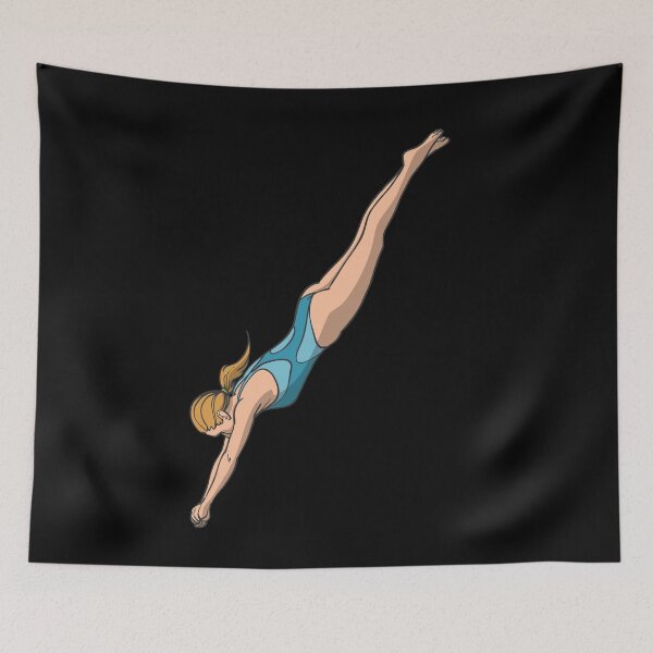 Item preview, High diving women taking a header designed and sold by Monkey Ful.