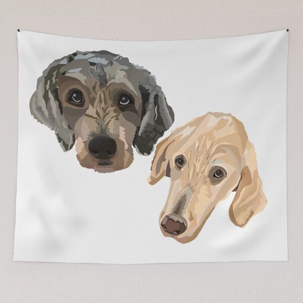 Item preview, Sophie and Norman the doodles designed and sold by therosiegarden.
