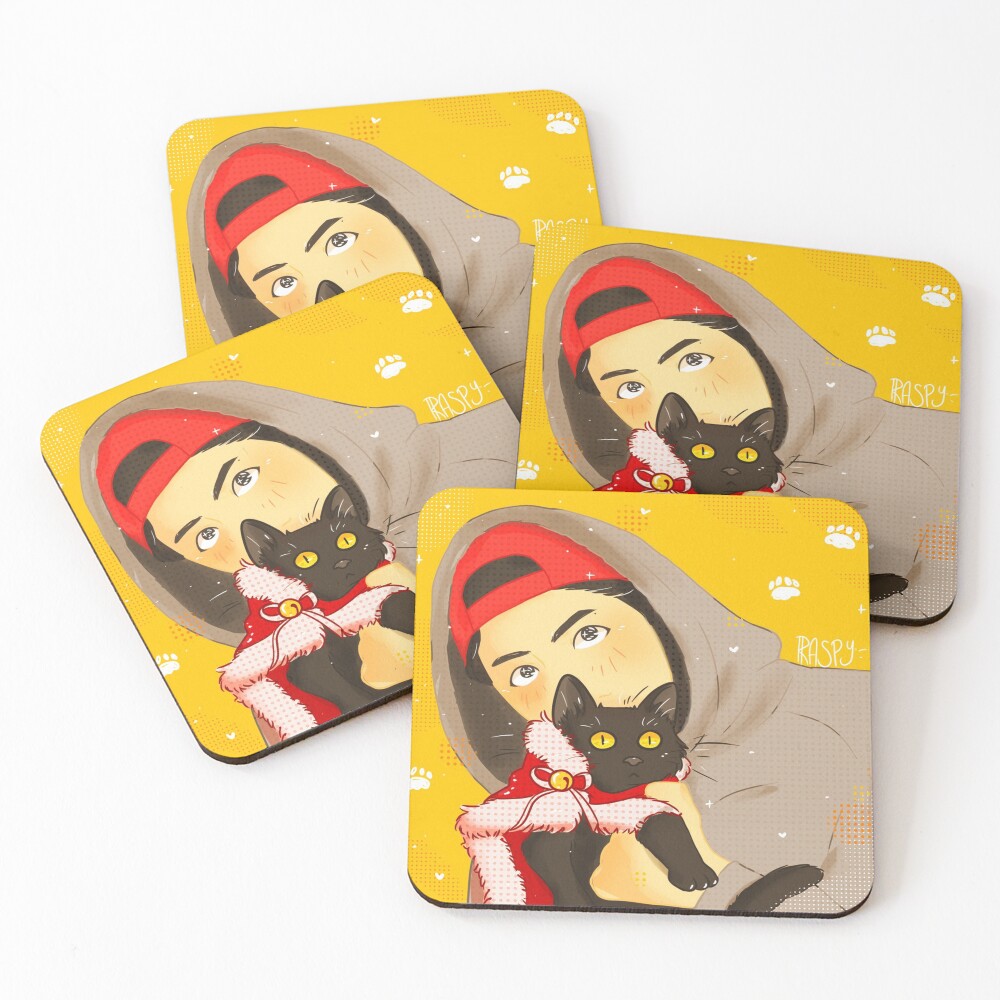 Item preview, Coasters (Set of 4) designed and sold by RaspberryDraws.
