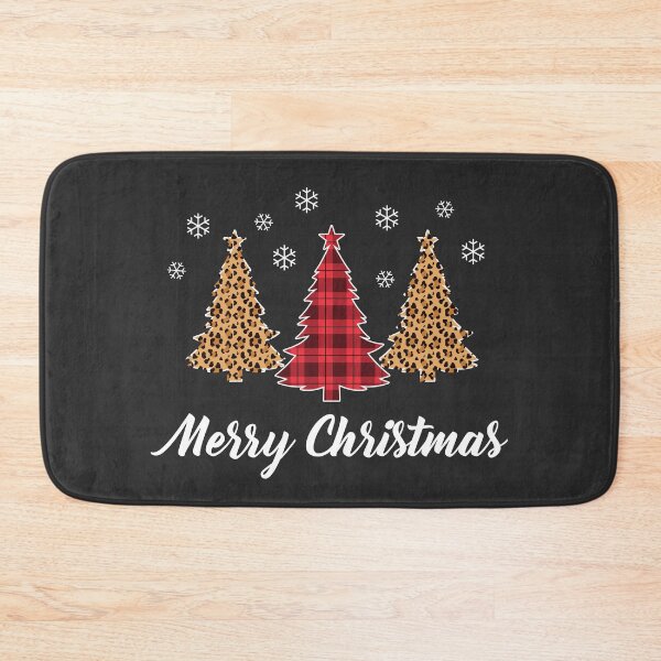 Item preview, Christmas Trees - Leopard Print designed and sold by InnaPo ⭐⭐⭐⭐⭐.