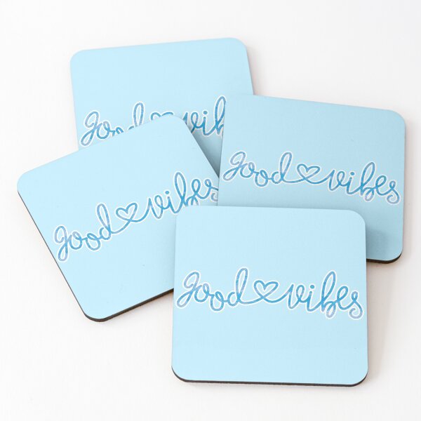 Item preview, Good Vibes (Blue) designed and sold by Thoughtscrawl.