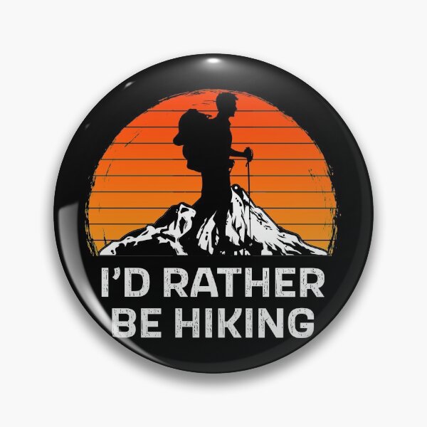 Item preview, I'd rather be hiking designed and sold by Piztees.