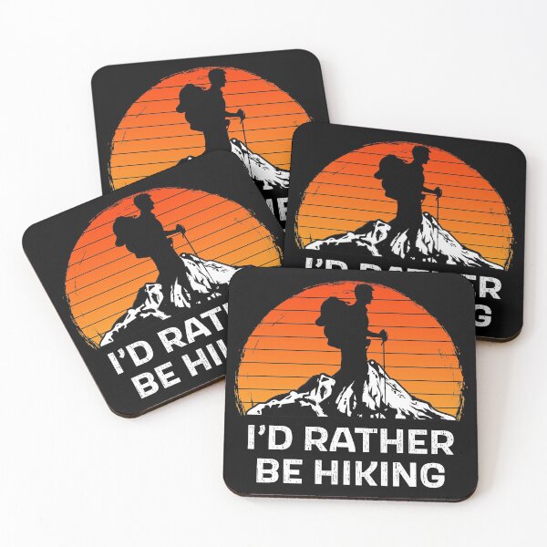 Item preview, I'd rather be hiking designed and sold by Piztees.