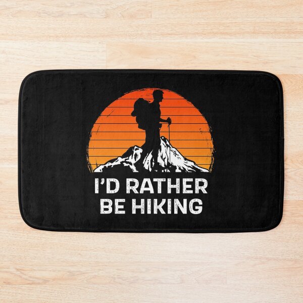 Item preview, I'd rather be hiking designed and sold by Piztees.