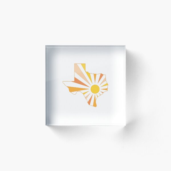 Texas Sun Acrylic Block