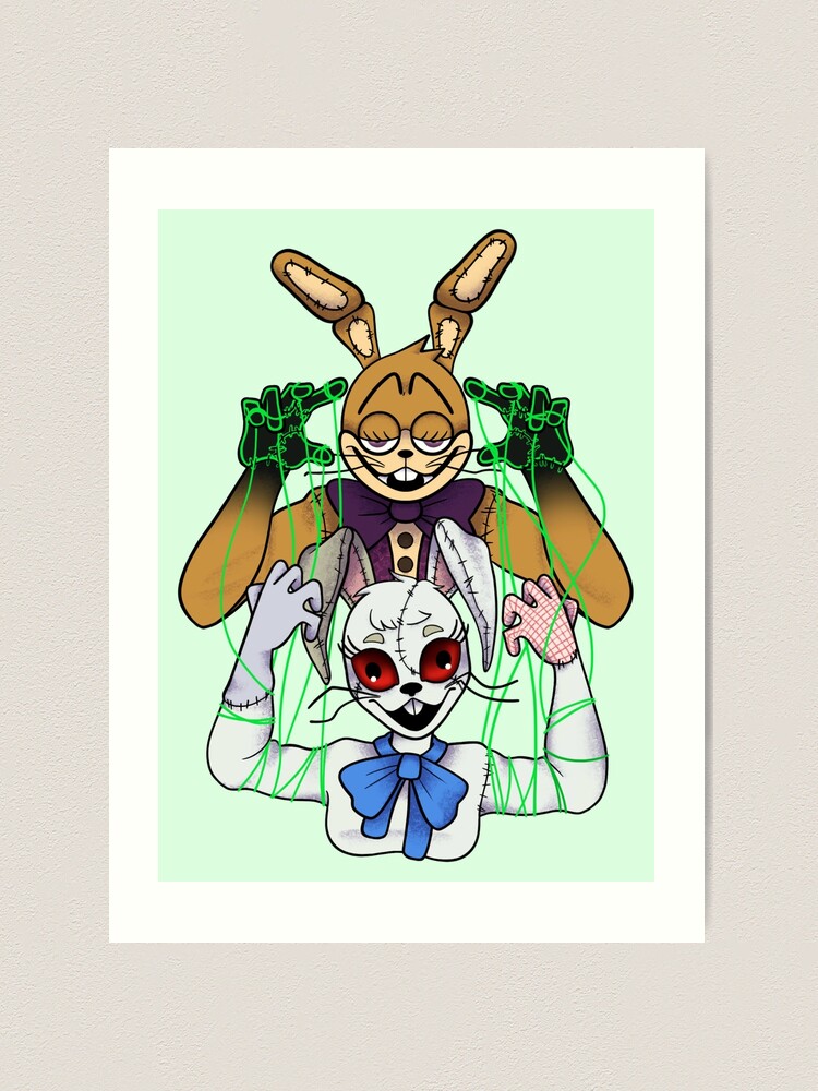 FNAF Glitchtrap 5x7inArt Print