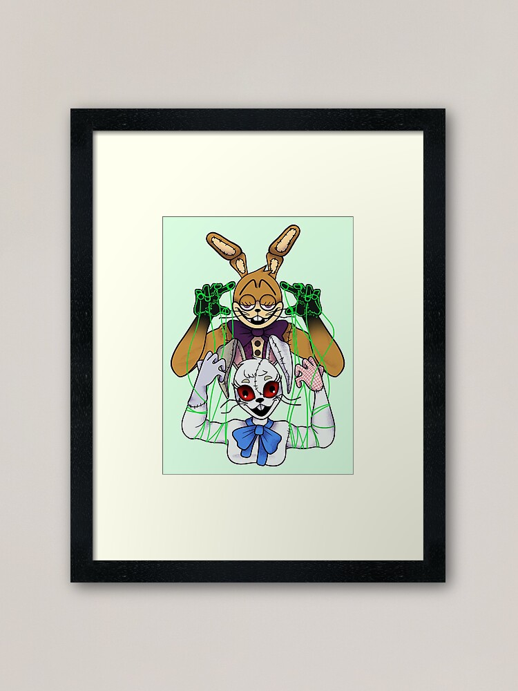 Vanny and Glitchtrap FNAF Art Board Print for Sale by GalaxisArt