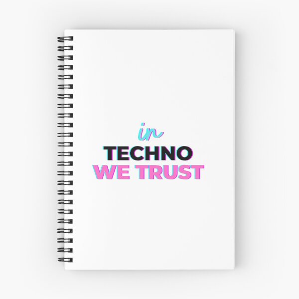Item preview, In techno We Trust designed and sold by NicyShopy.
