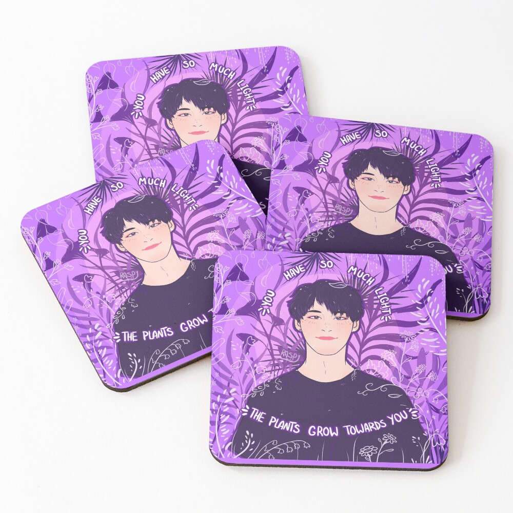 Item preview, Coasters (Set of 4) designed and sold by RaspberryDraws.