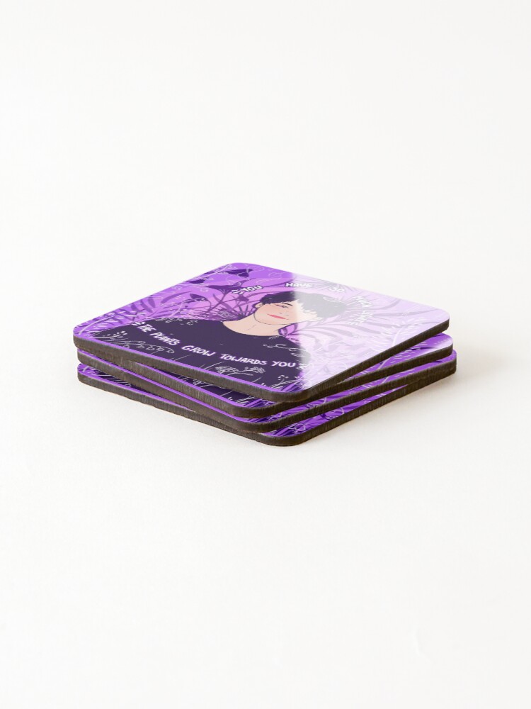 Thumbnail 4 of 5, Coasters (Set of 4), Plant Kino designed and sold by RaspberryDraws.