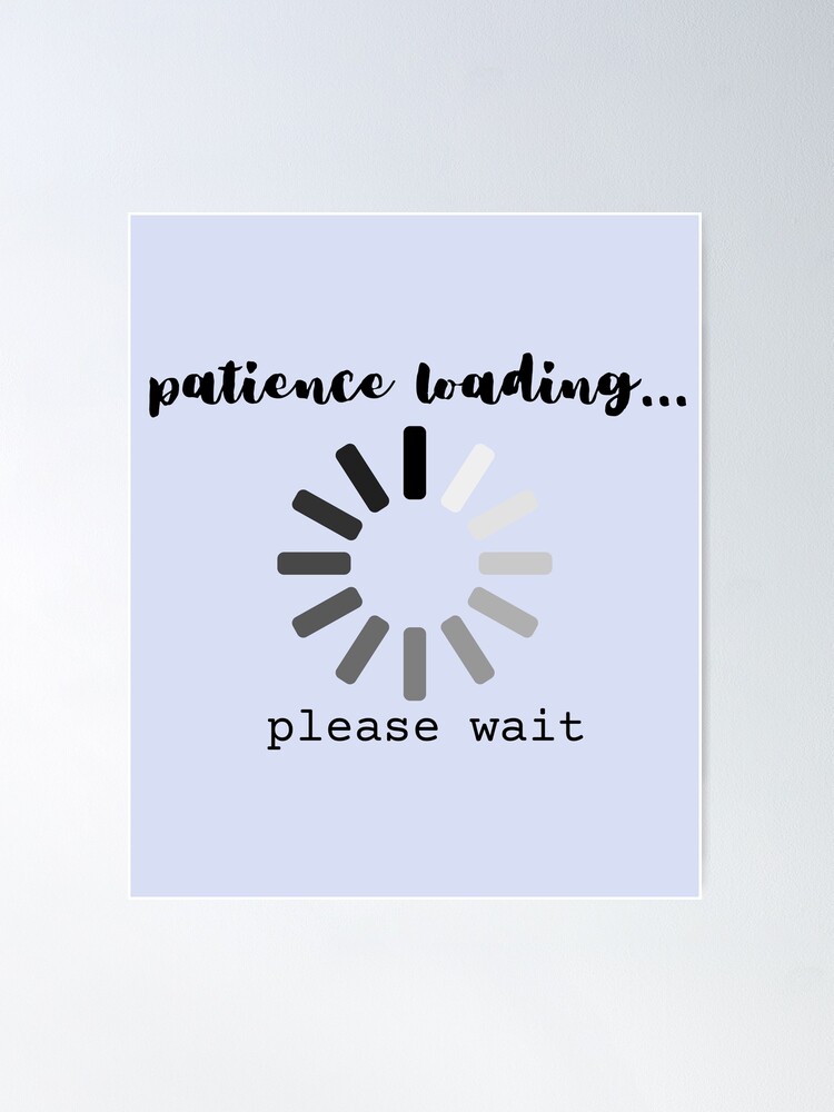 please wait loading animation