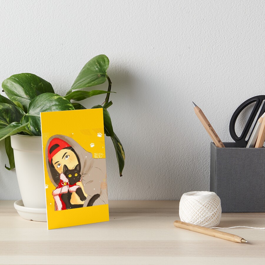 Item preview, Art Board Print designed and sold by RaspberryDraws.