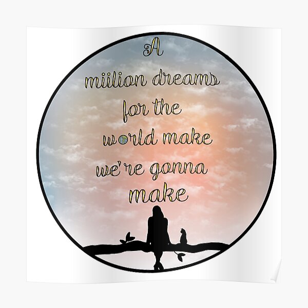 Home decor bedroom decor quotes colour The greatest Showman Prints FREE P&P 