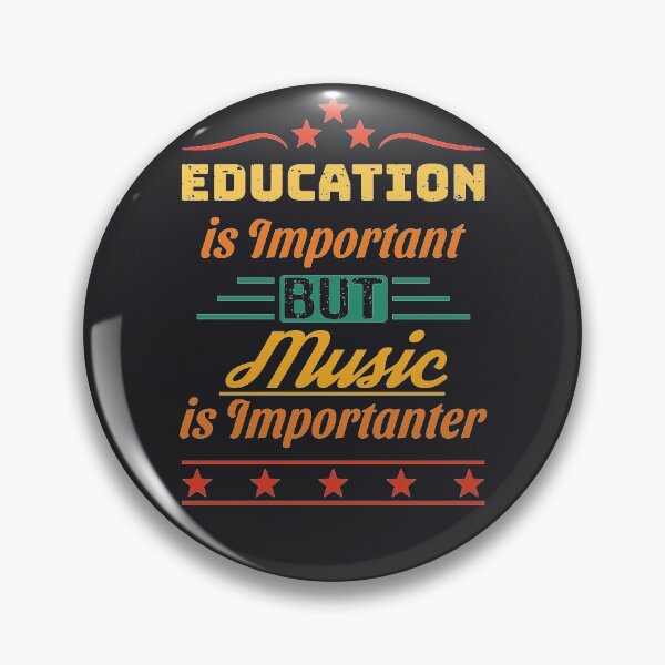Item preview, Education is Important But Music is Importanter designed and sold by LotusBlue77.