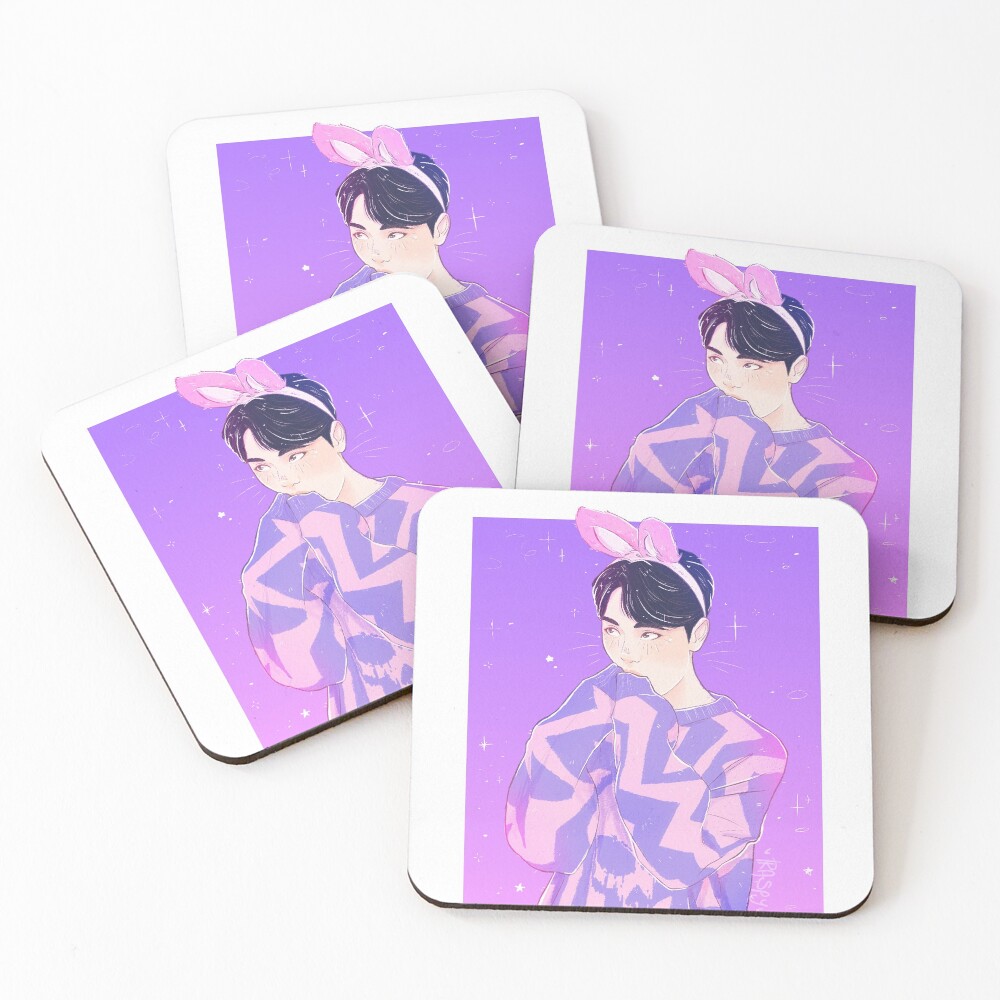Item preview, Coasters (Set of 4) designed and sold by RaspberryDraws.