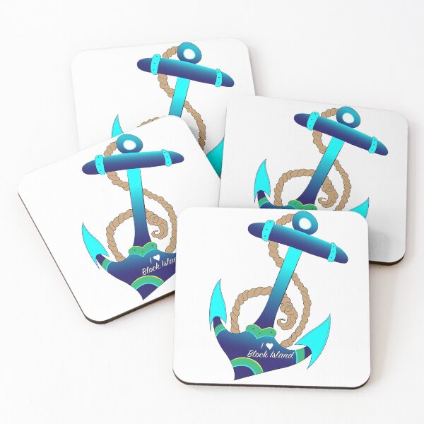 Item preview, I love Block Island anchor designed and sold by AnimalCreations.