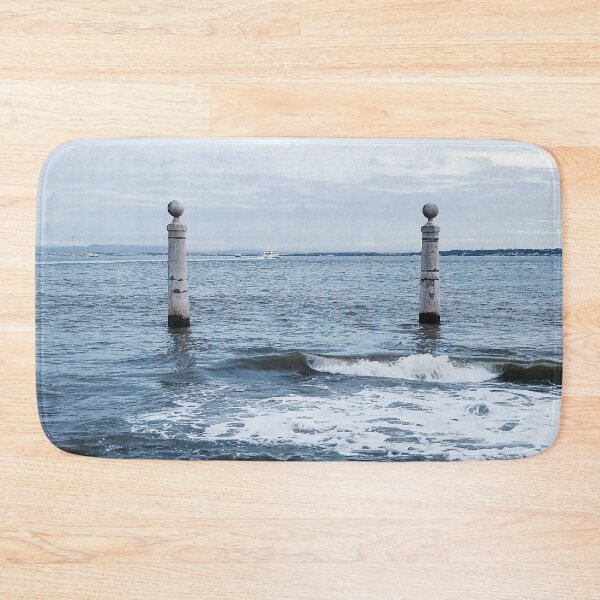 Item preview, cais das colunas lisbon portugal columns stone steps Tagus River designed and sold by am-mantilla2156.