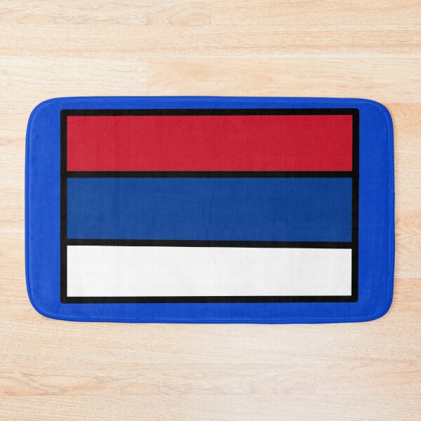 Item preview, Flag of Serbia Drawn Blue designed and sold by jesumedina.