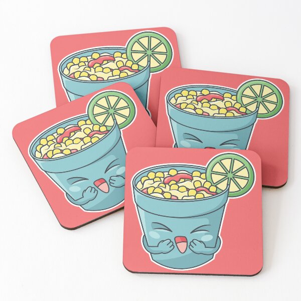 Item preview, Kawaii Elote Mexican Street Corn Sketch Drawing designed and sold by SLAG-Creative.