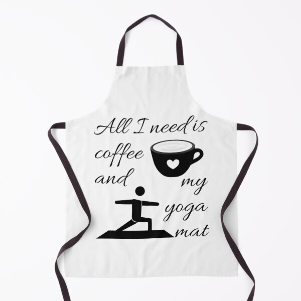 Item preview, All I need is coffee and my yoga mat designed and sold by Ashtangayogairl.