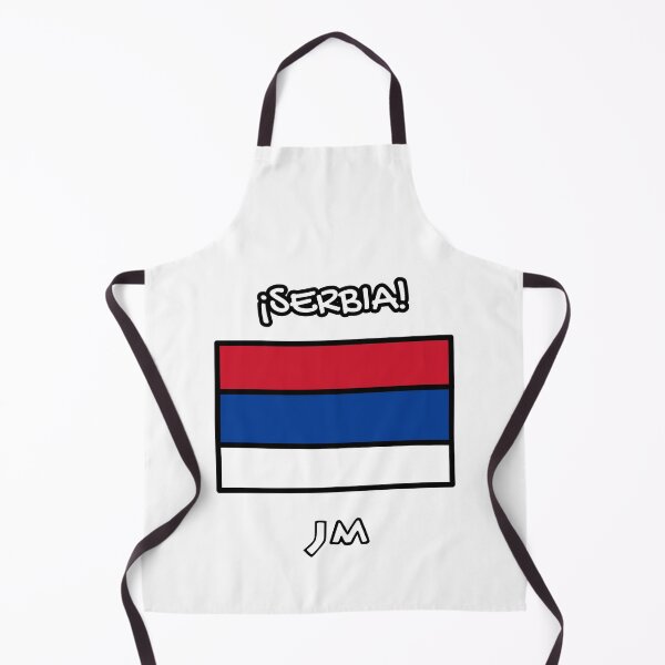 Item preview, White Drawn Serbia Flag designed and sold by jesumedina.