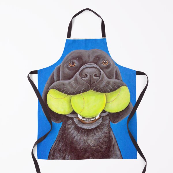 Item preview, Black Lab with 3 Balls designed and sold by Carol Iyer.