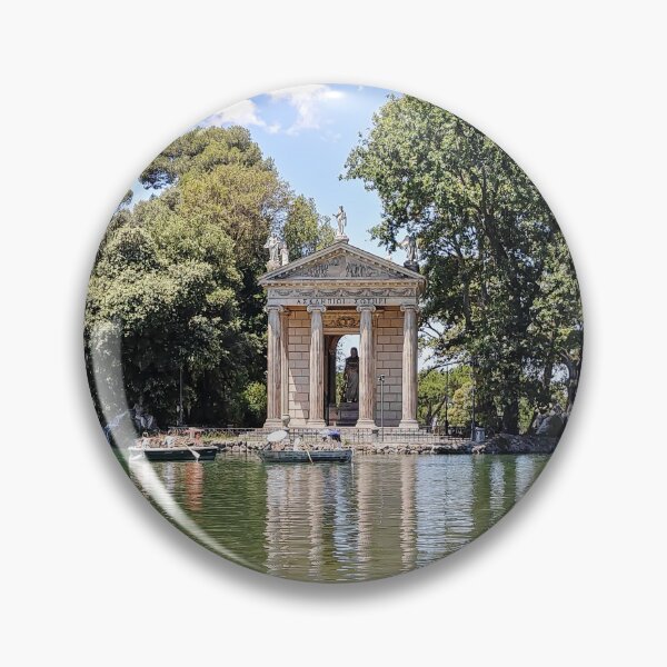 Item preview, Villa Borghese lake Temple of Aesculapius garden public park rome italy designed and sold by am-mantilla2156.