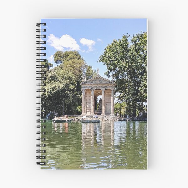 Item preview, Villa Borghese lake Temple of Aesculapius garden public park rome italy designed and sold by am-mantilla2156.