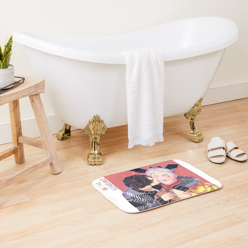 Aperçu de l'œuvre Tapis de bain créée et vendue par RaspberryDraws.