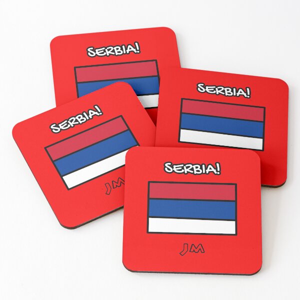 Item preview, Red Drawn Serbia Flag designed and sold by jesumedina.