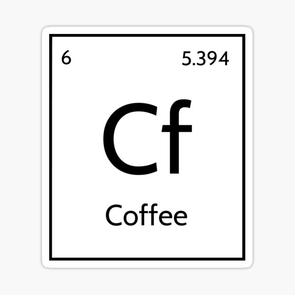 Coffee Science Sticker