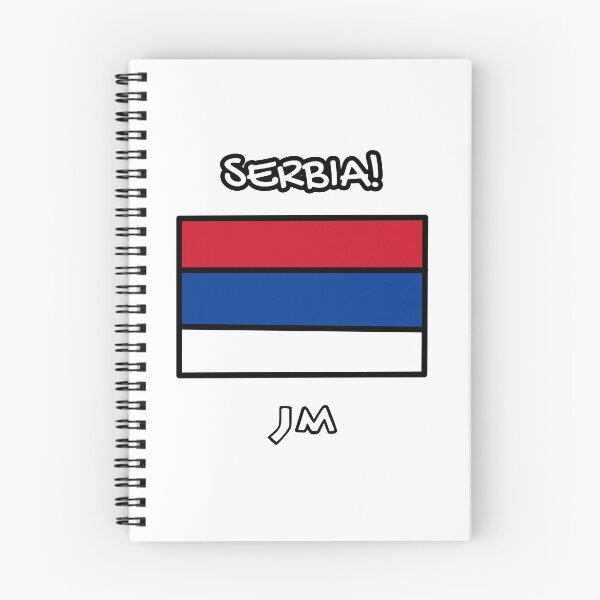 Item preview, White Drawn Serbia Flag designed and sold by jesumedina.