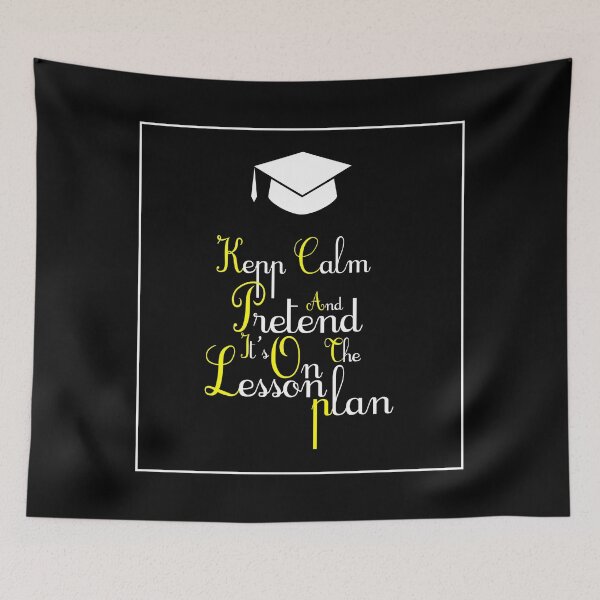 Item preview, Keep calm and pretend it's on the lesson plan designed and sold by yusufdehbi.