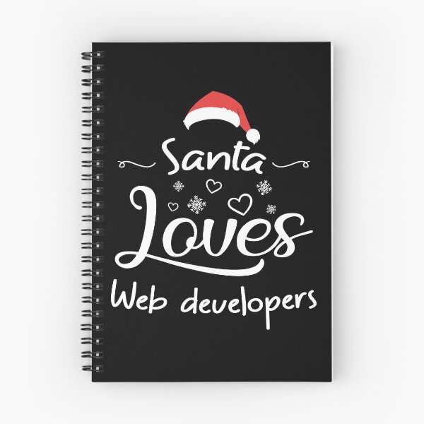 Item preview, Santa Loves Web Developers Funny Christmas Gift For Men & Women Xmas Graduation Retirement Thank You Present designed and sold by Thedoode.