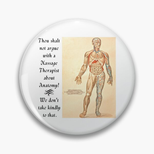 Item preview, Thou Shalt Not Argue With A Massage Therapist Vintage Diagram  designed and sold by asitflows.